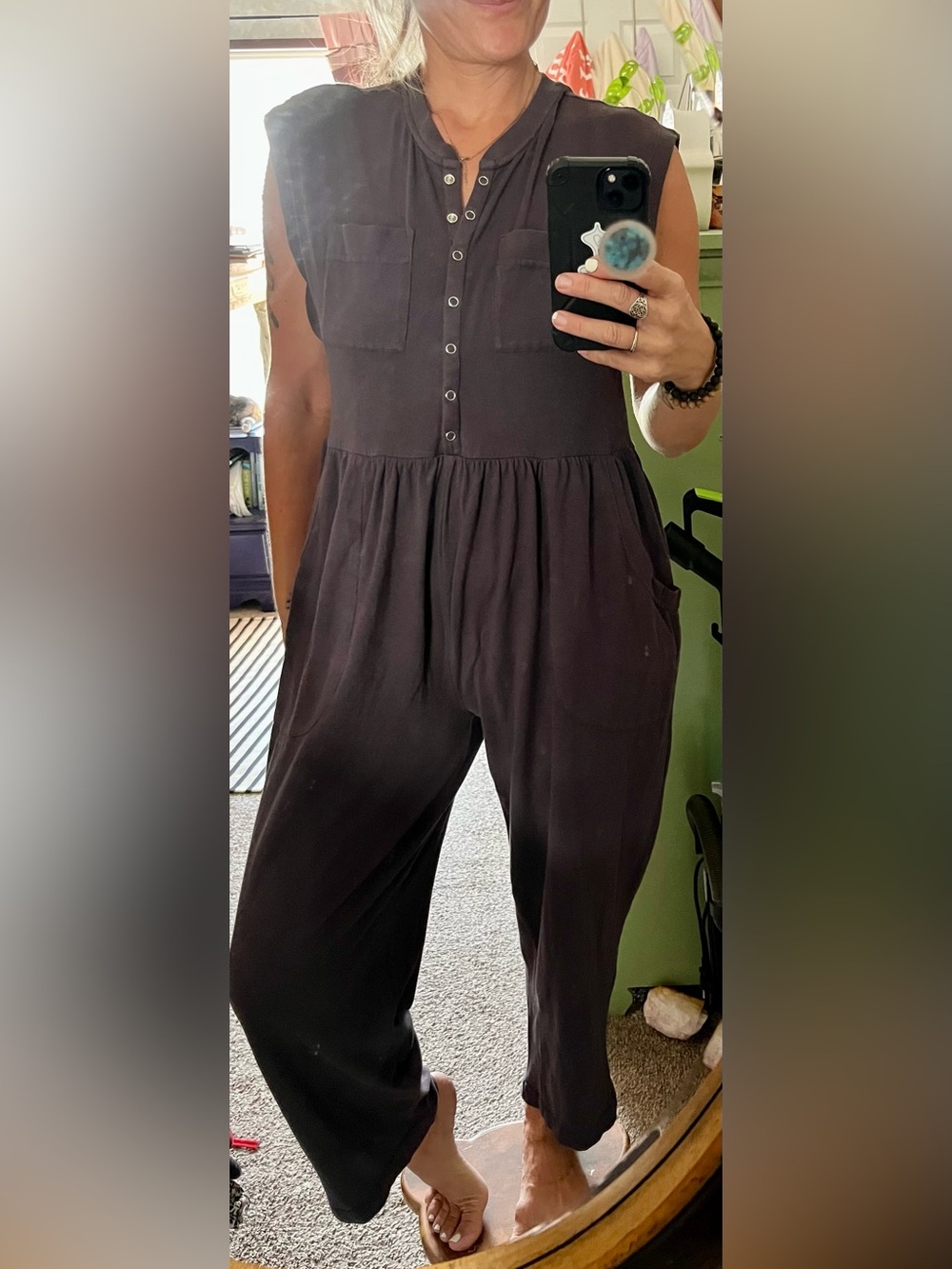 Out From Under Urban Outfitters Jumpsuit XS  100% Cotton Utility Cargo